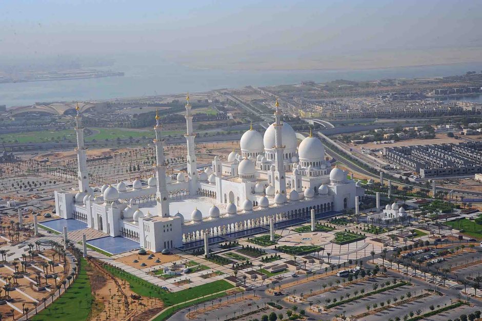 Архитектура Ислама мечеть в Абу Даби