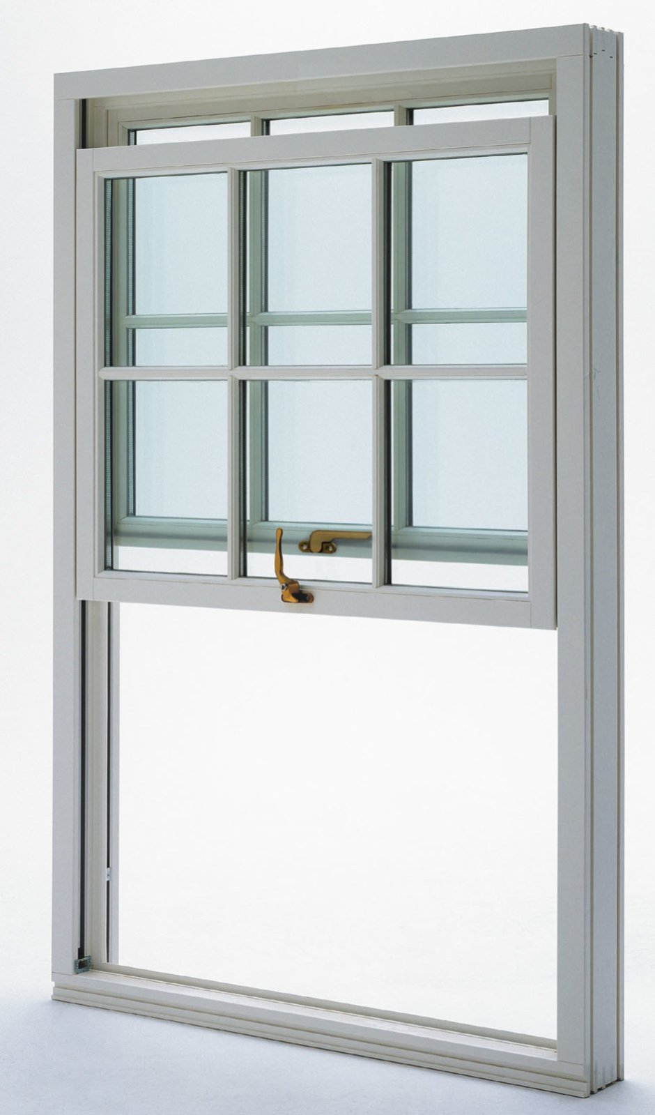 Окно из алюминиевого профиля (система МП-65, стеклопакет 4м 1-10-4м 1-10-4м)