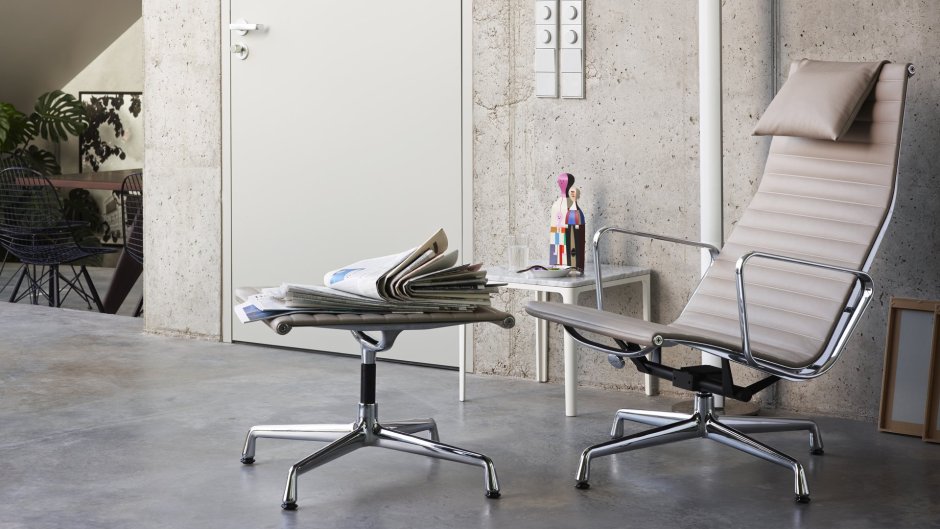Eames Aluminium Lounge кресло