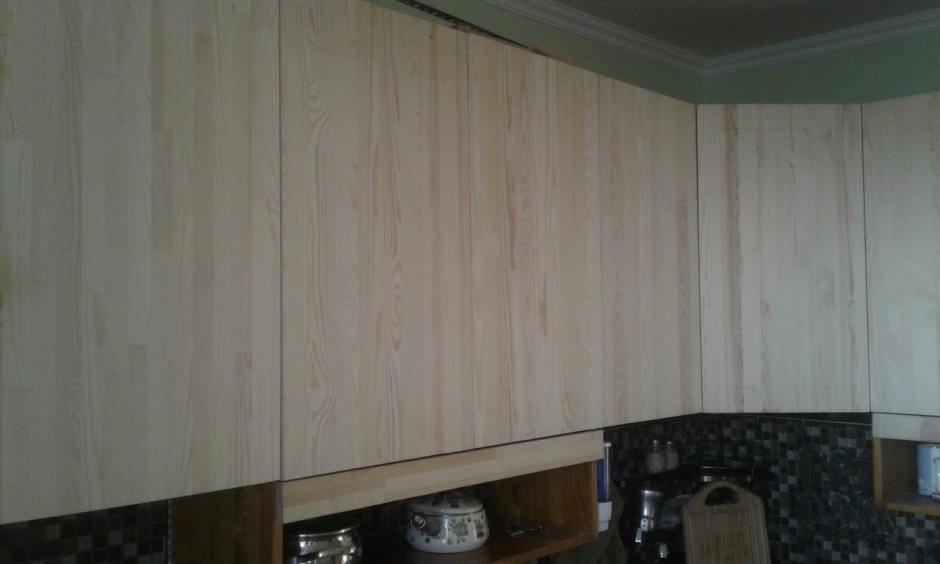 Кухонные шкафы из мебельных щитов