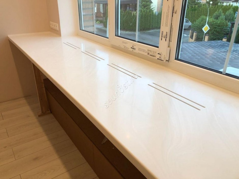 Corian искусственный камень подоконник