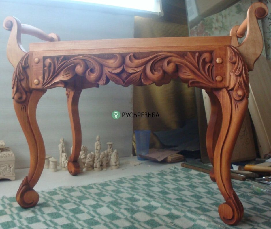 Резные ножки для журнального столика из дерева