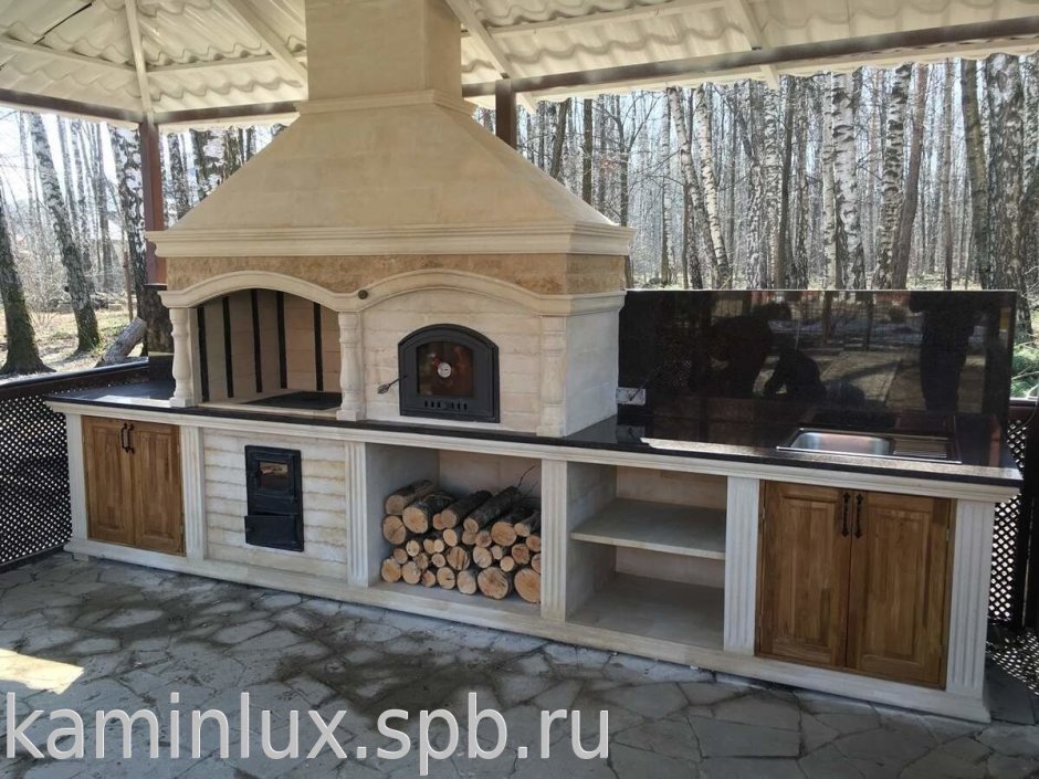Разделочный стол для зоны барбекю