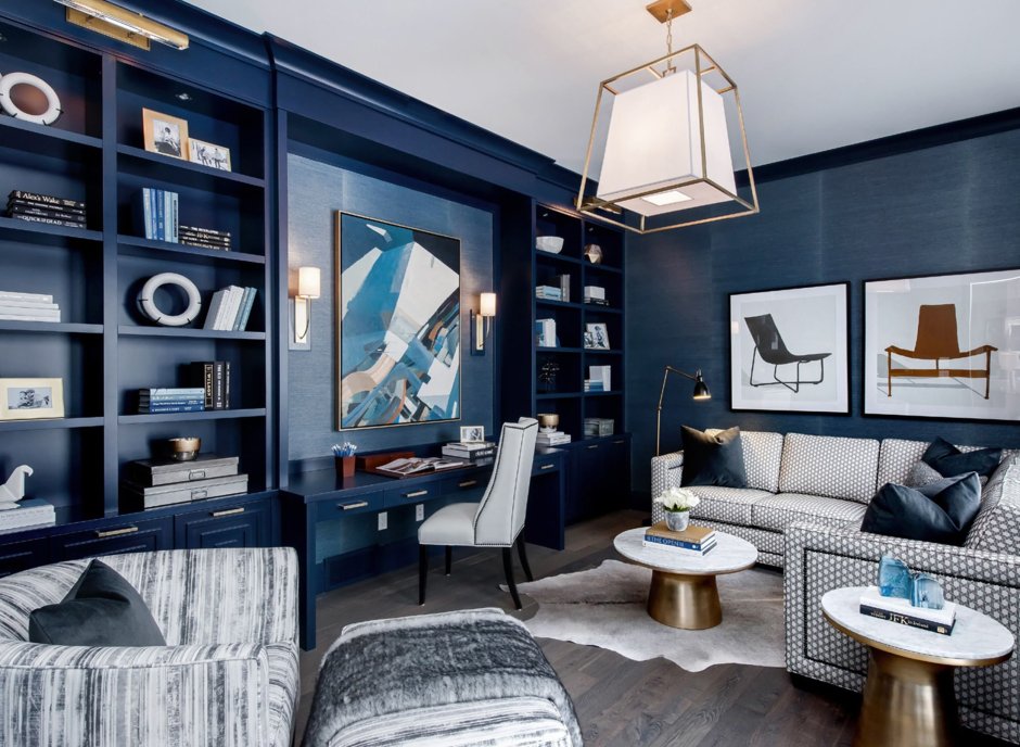 Blue Office Rooms