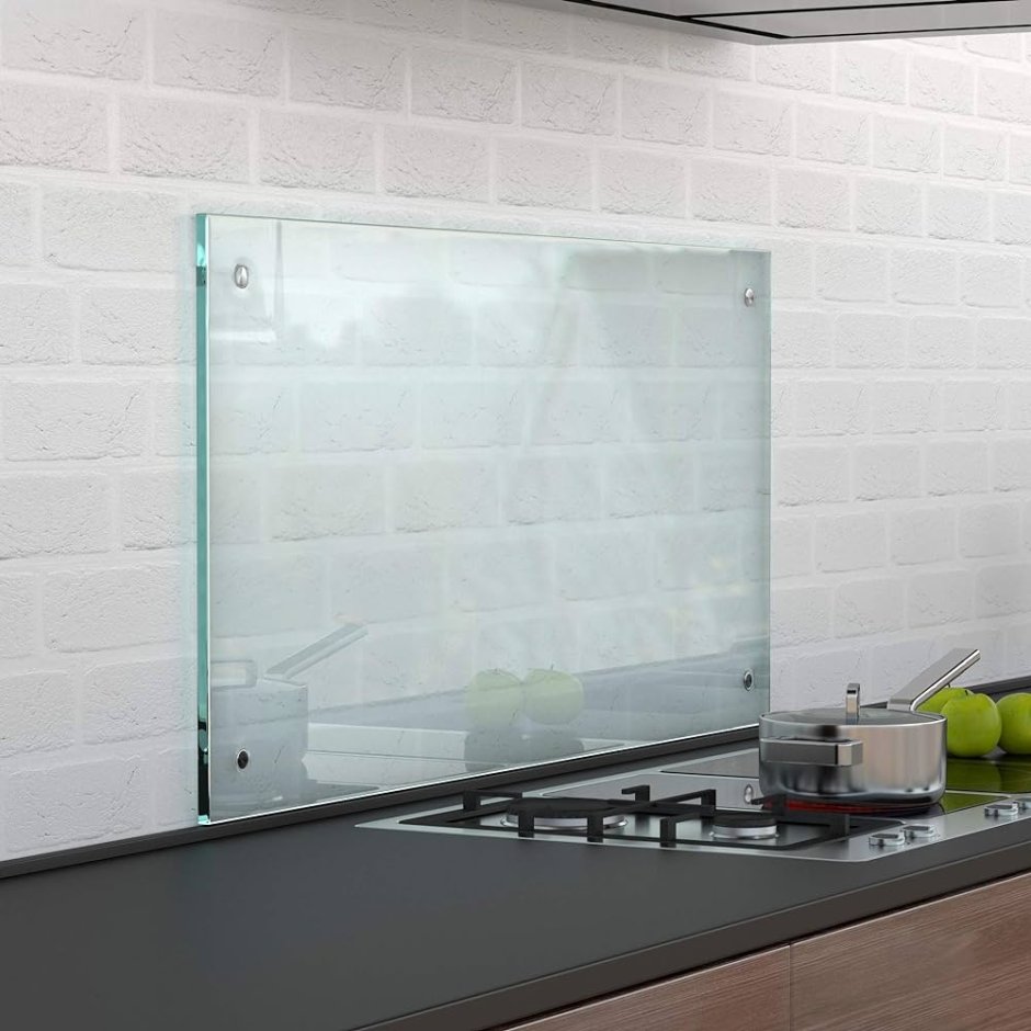 Кухонный экран из стекла