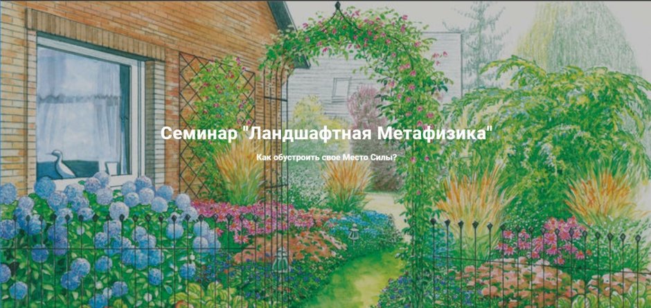 Сад под окном