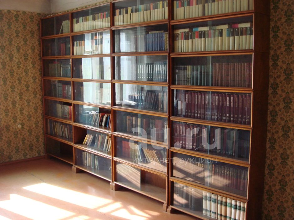 Советские книжные полки со стеклом