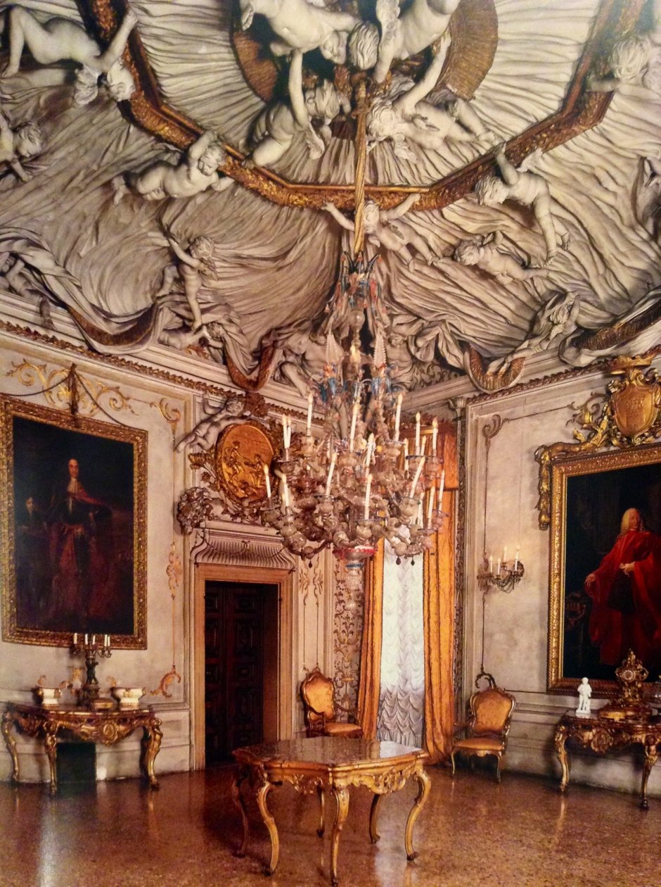 Интерьер в стиле рококо 17 век
