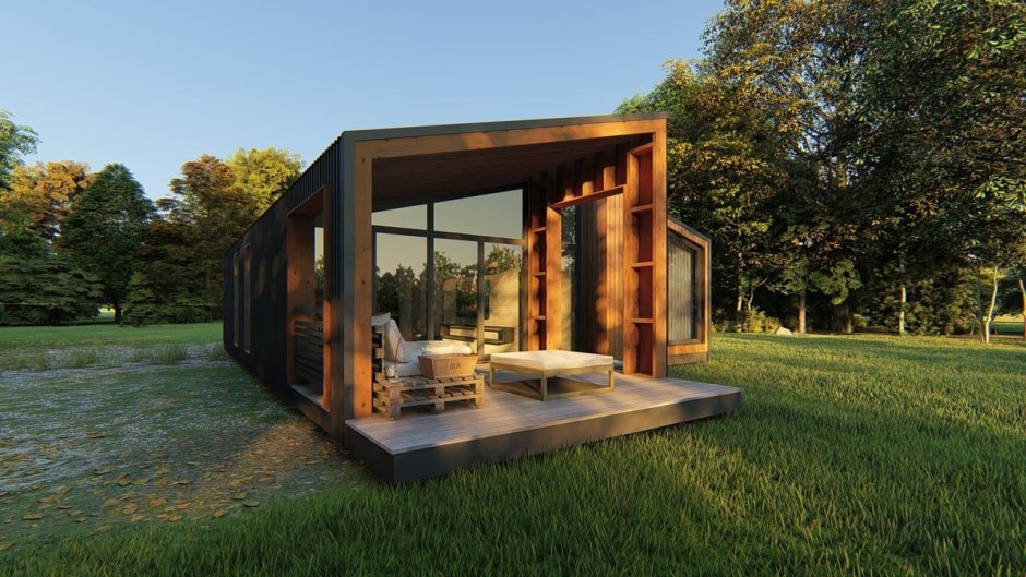 Беседка в стиле барнхаус Barn House