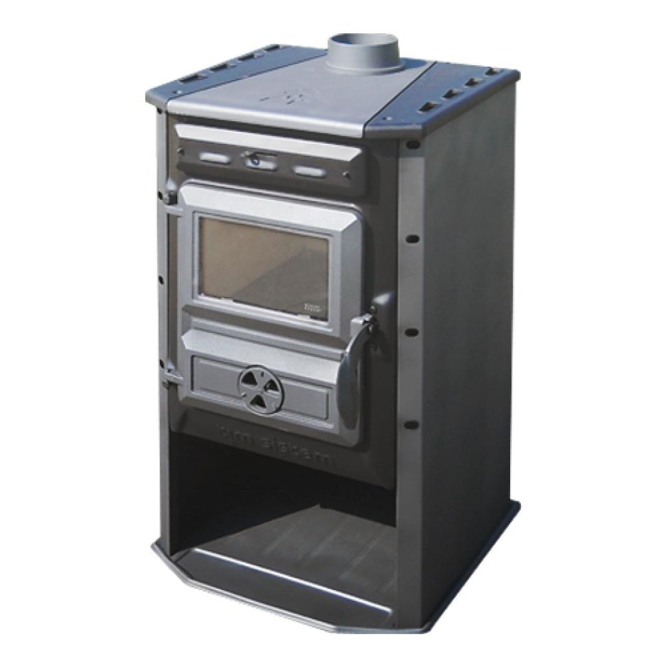 Печь-камин tim sistem (тим систем, Сербия) Magic Stove чёрная