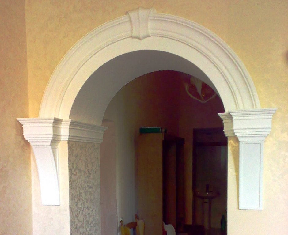 Декоративные арки из пенопласта