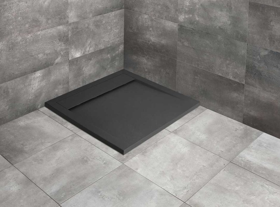 Hkc9090-64 поддон Kyntos c 90x90 Antracite, (Radaway, Польша)
