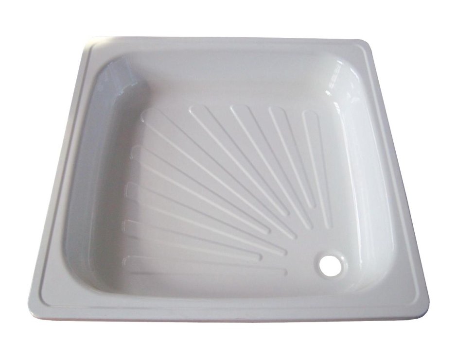 Поддон стальной 80х80 квадрат selena