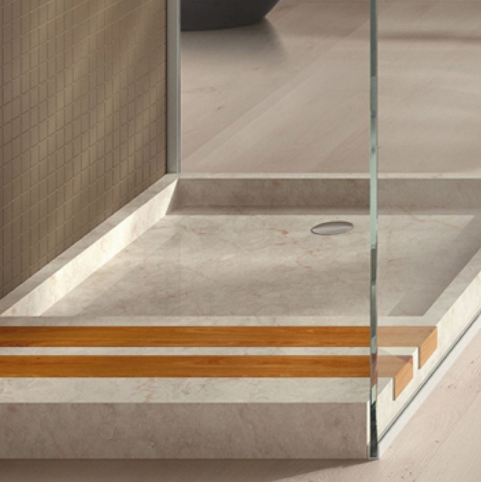 Поддон из керамогранита для душевой кабины