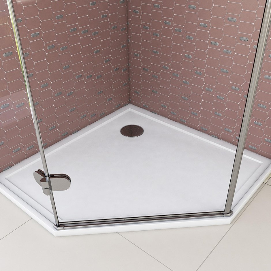 Душевой поддон Акватон Калифорния 90х90 пятиугольный