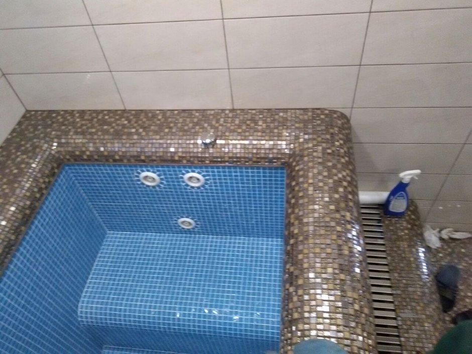 Самодельные ванны из мозаики