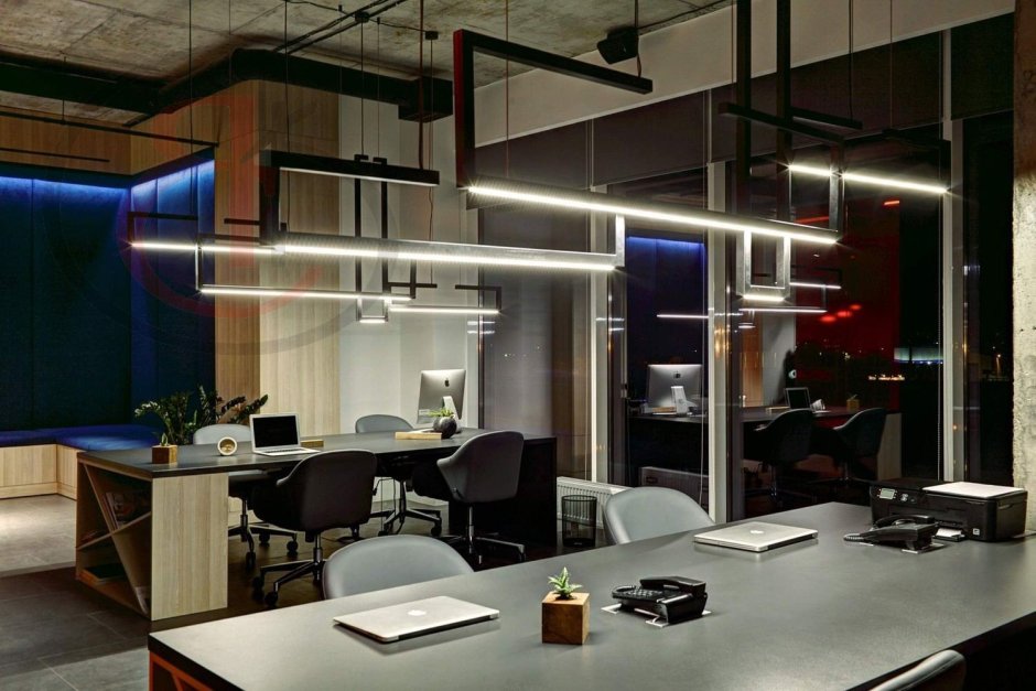 Дизайнерский свет офис