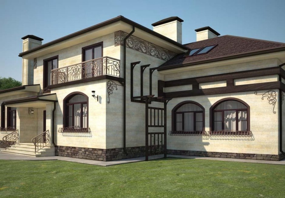Фасады частных домов