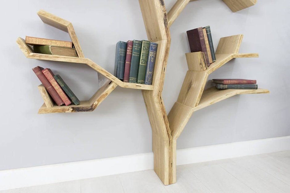 Книжный стеллаж дерево