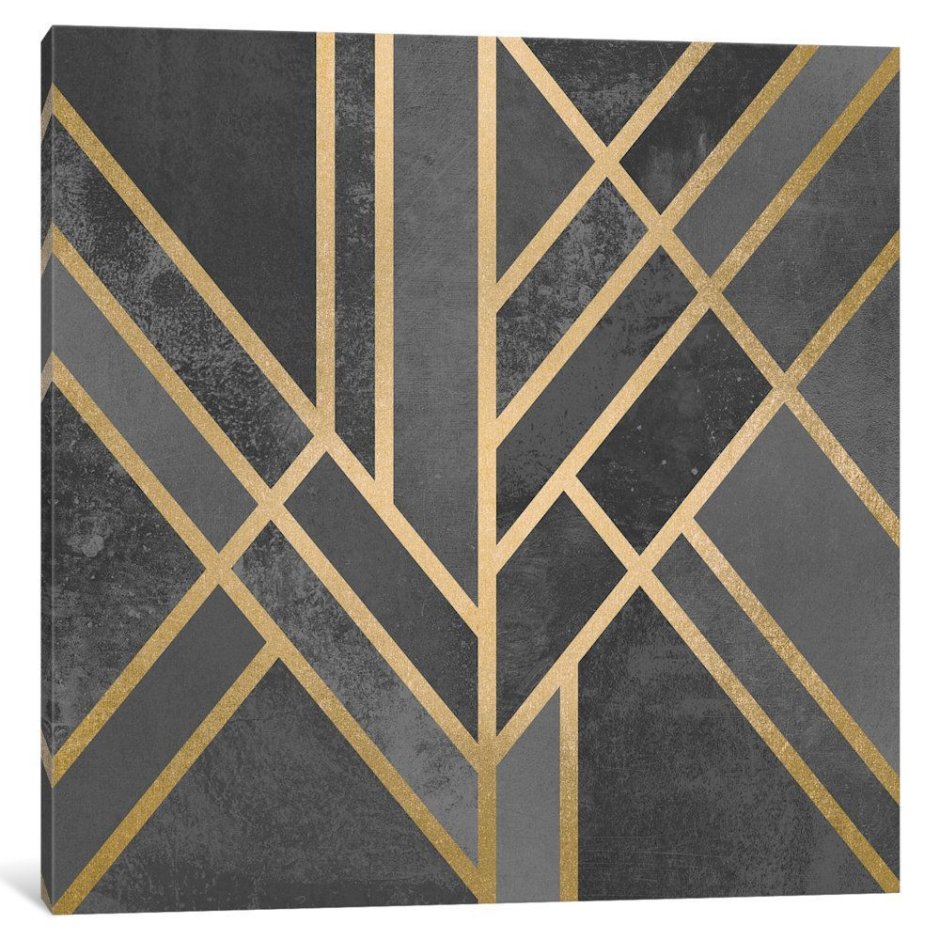 Modern Art deco Geometric Fan