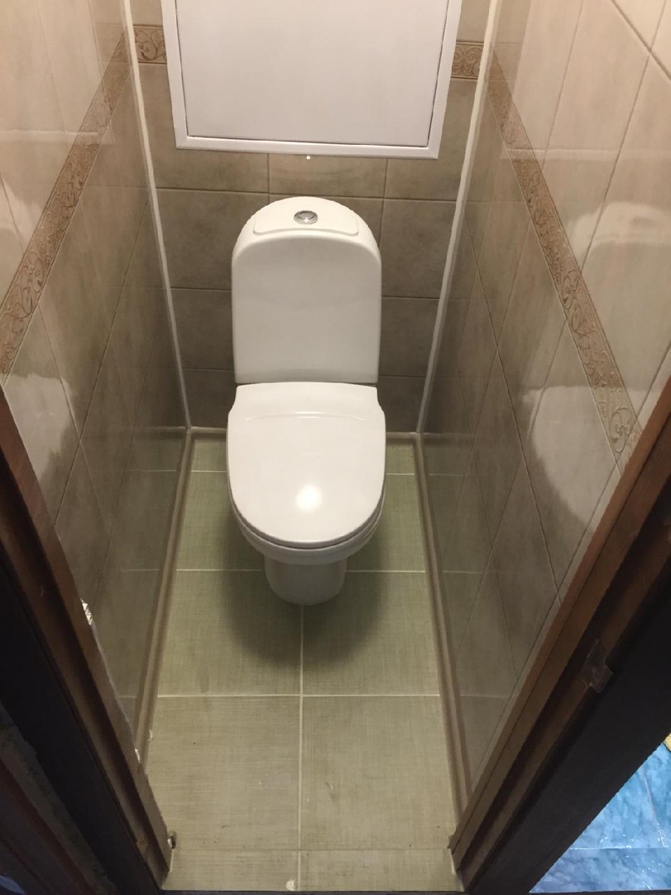 Отделка туалета в панельном доме