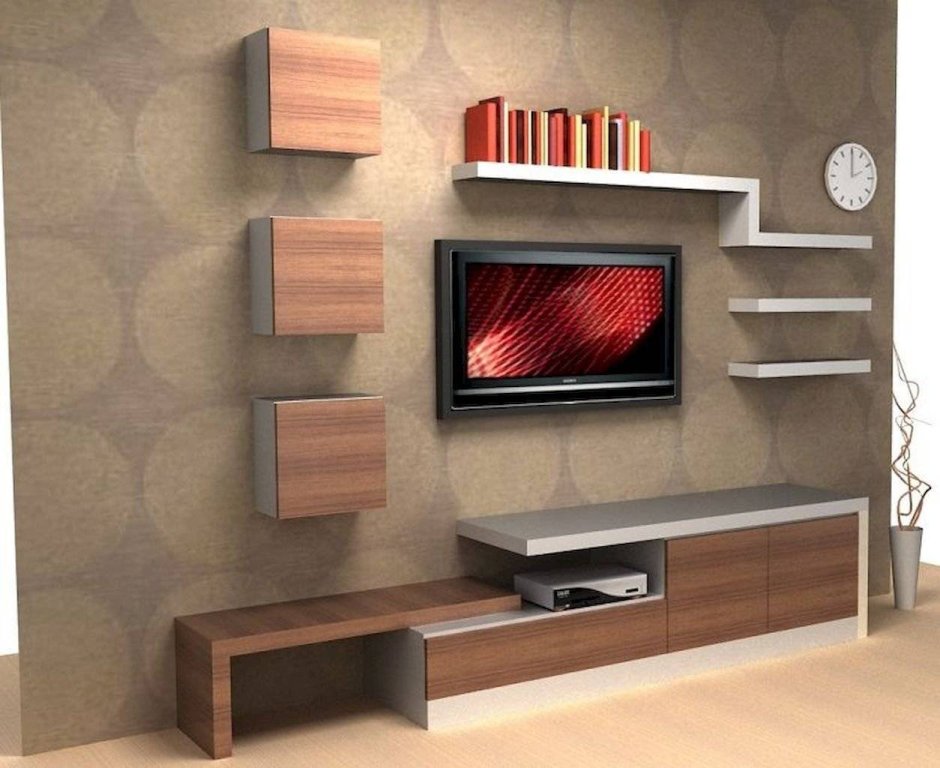 Стенка с полками