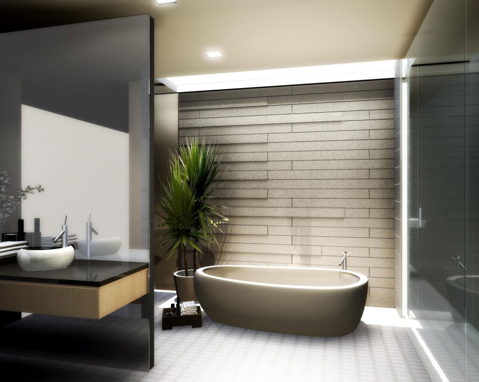 Ванная комната в японском стиле