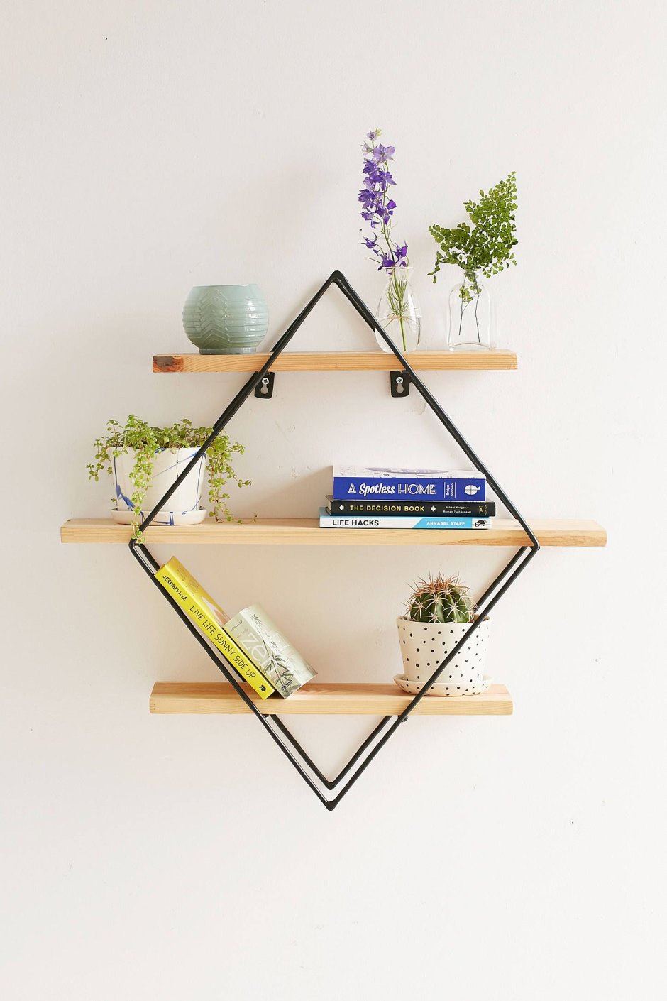 Wall Shelves with Decor narrow