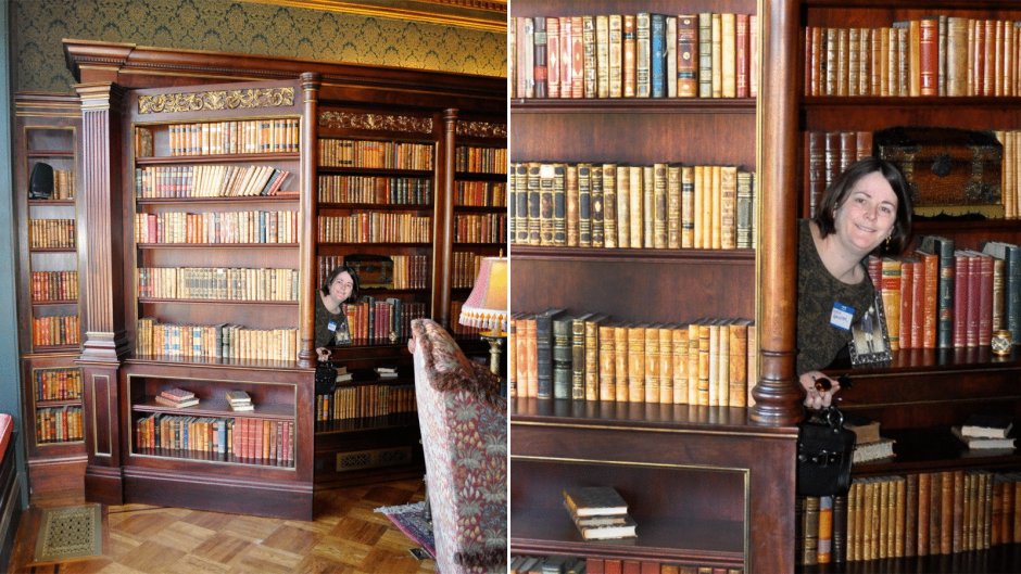 Книжный шкаф с потайной дверью