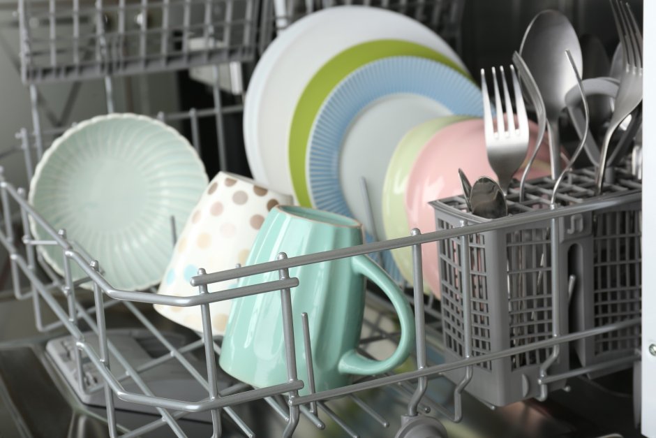 Dishwashing посуда