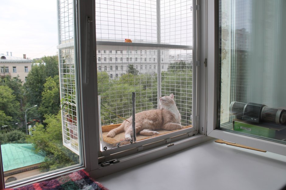 Клетка для животных на окно