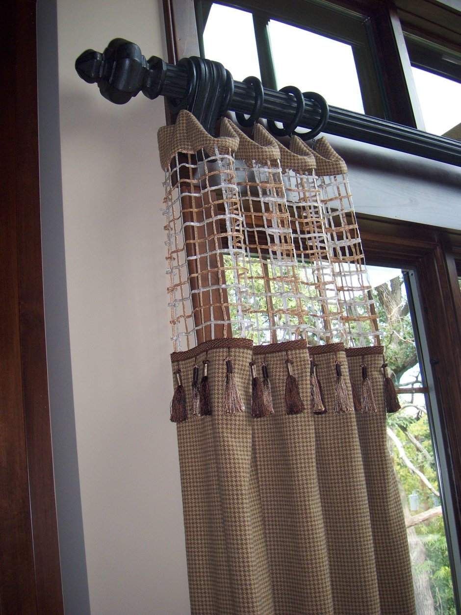 Шторы из Мешковины