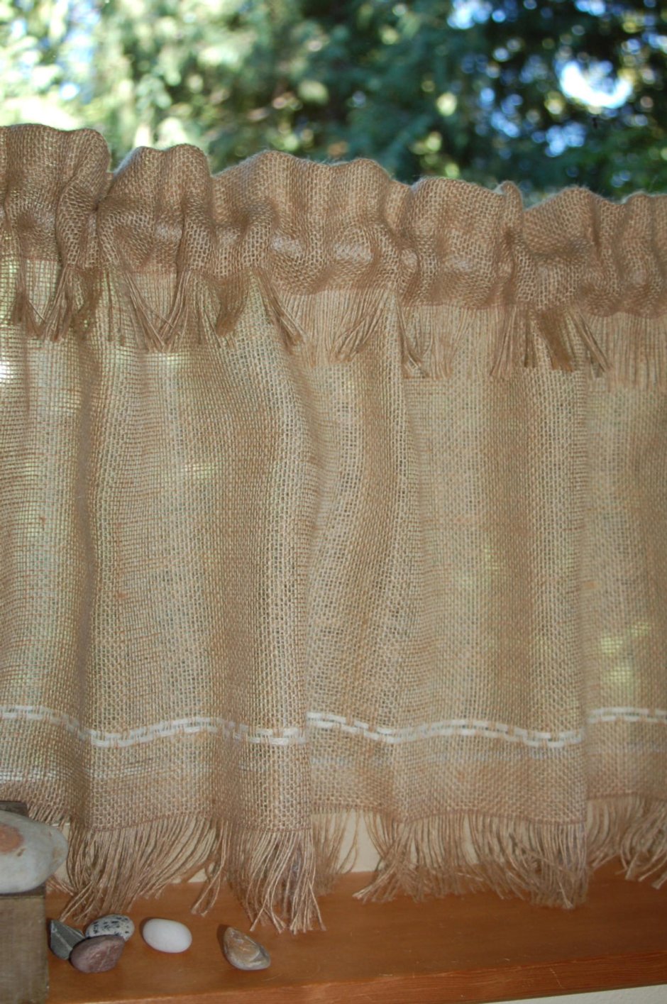 Шторы из Мешковины