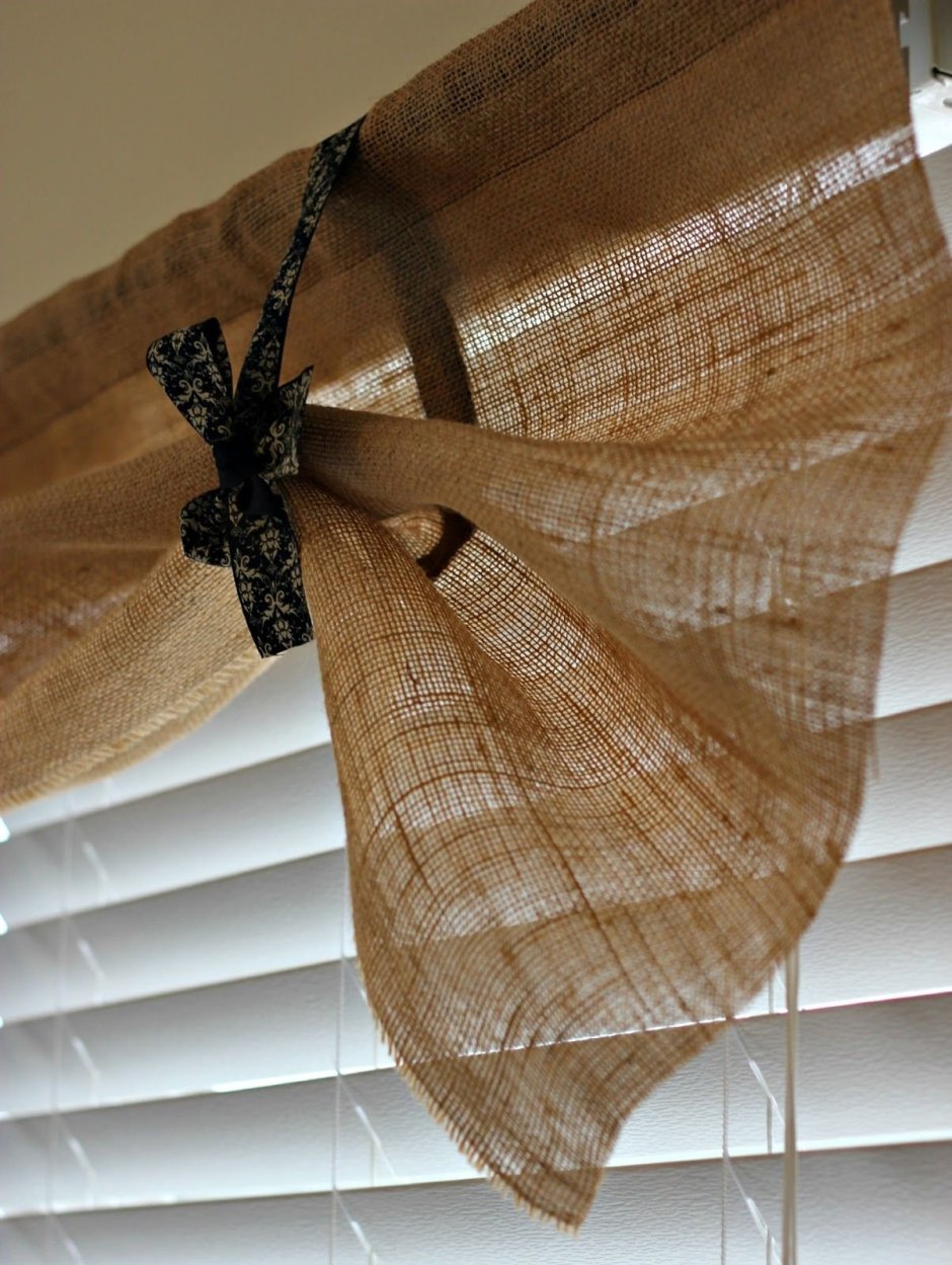 Занавески из Мешковины