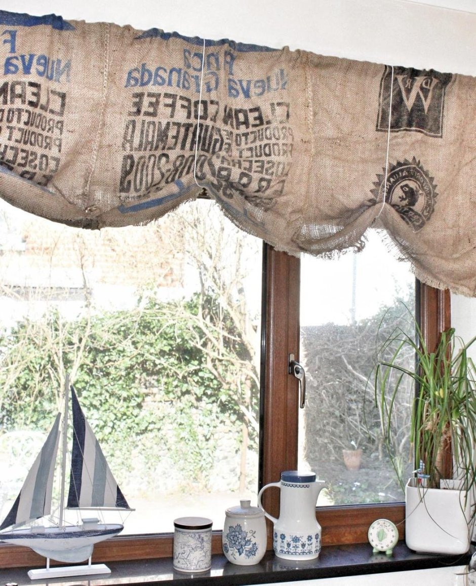 Шторы из Мешковины на окна