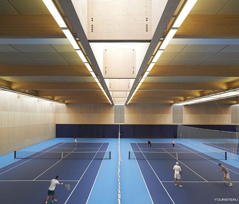 Интерьер для теннисного зала