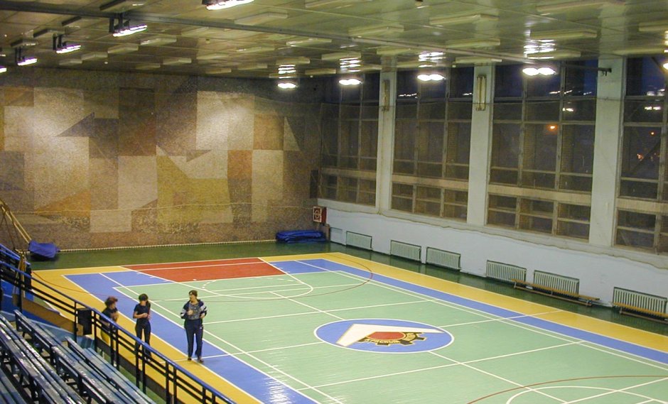 Освещение баскетбольного зала