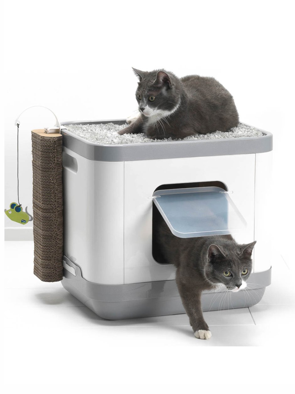 Moderna Cat Concept 4 в 1 (туалет, лежанка, дразнилка, когтеточка) 47x39x43h