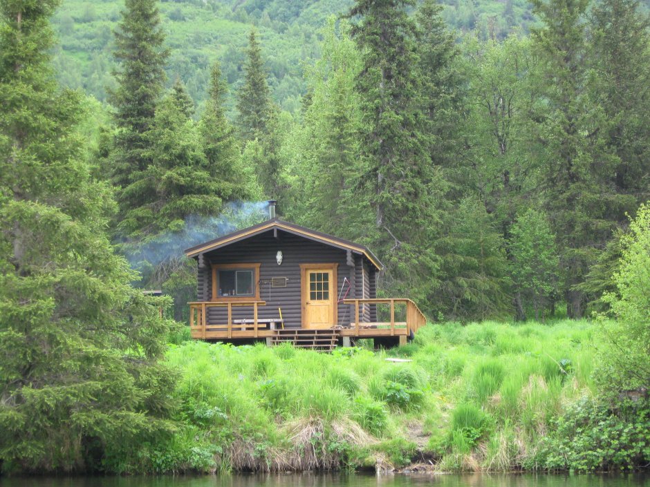 Аляска log Cabin