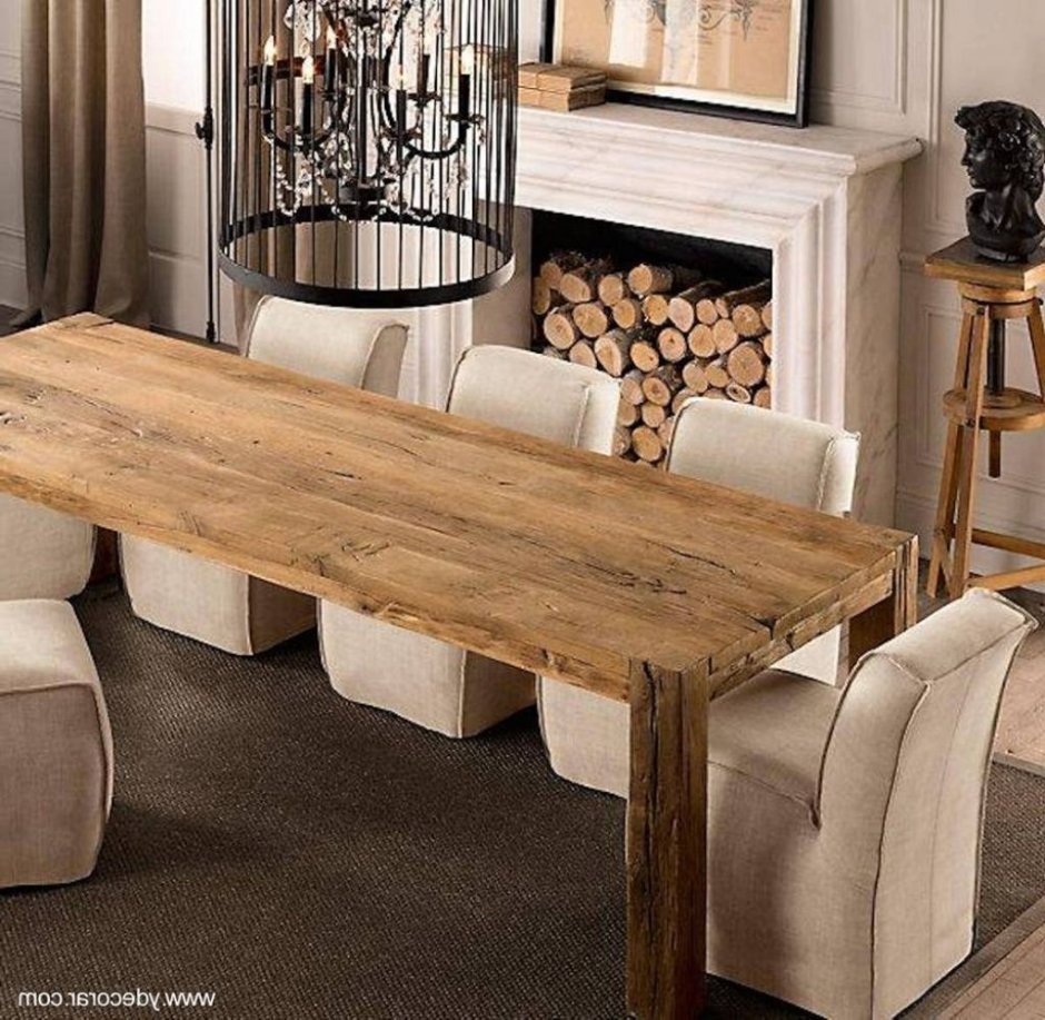 Oak Dining Table дубовый стол
