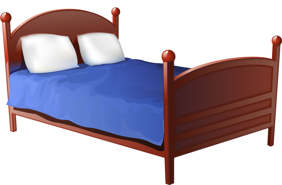 Детская кровать на прозрачном фоне
