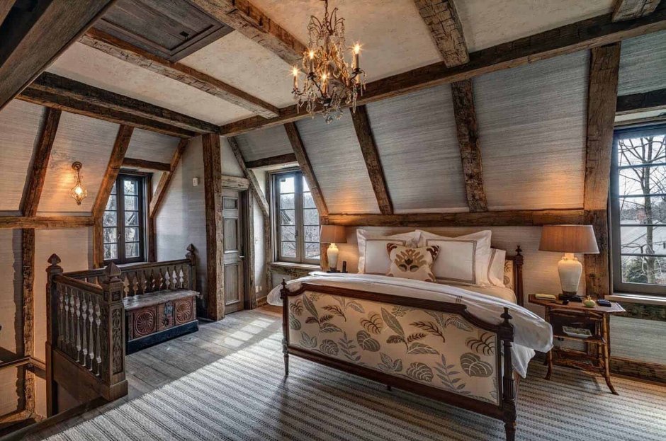 Спальня в нормандском стиле