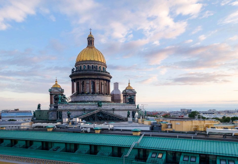 Санкт-Петербург вид на Исаакиевский собор