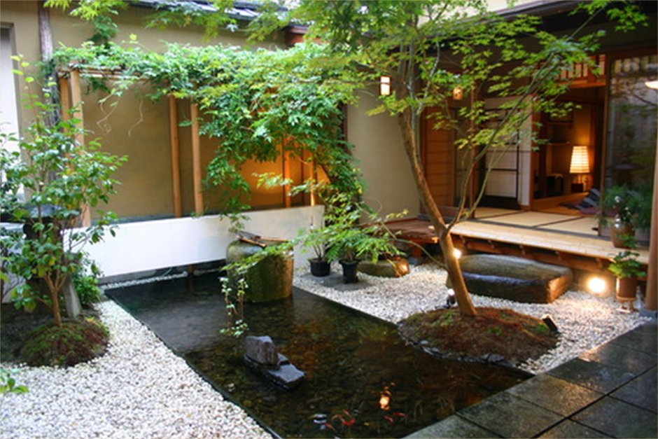 Патио в японском стиле