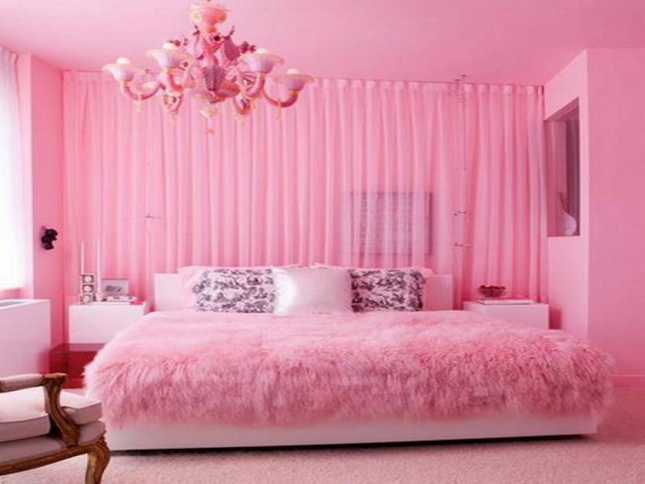 Комната розовая элементы