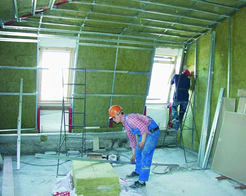 Теплоизоляция газобетона изнутри