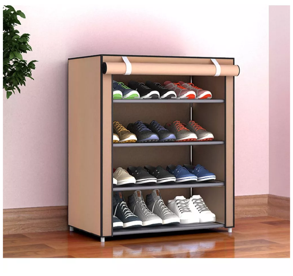 Тканевый стеллаж для обуви Shoe Cabinet 8238