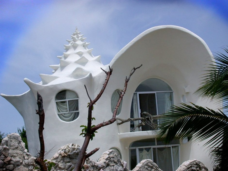 Conch Shell House (Исла-Мухерес, Мексика)