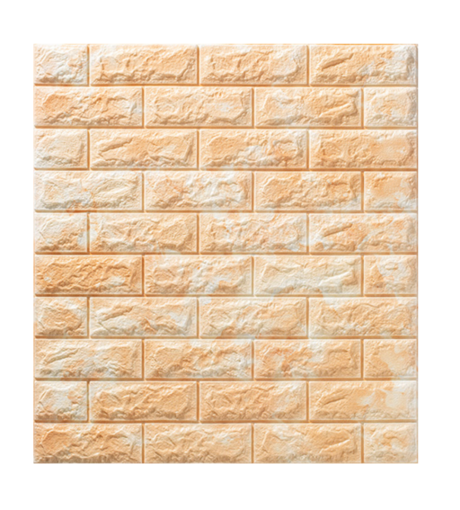 3d cамоклеющиеся панели "кирпич Оникс" (Brick Beige-White)