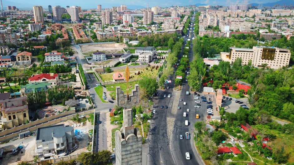 Армения город Эчмиадзин улицы